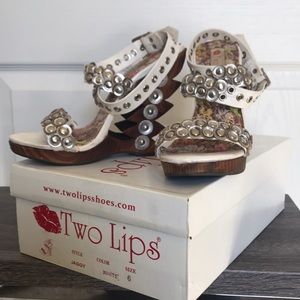 Two Lips - Wedged Heels