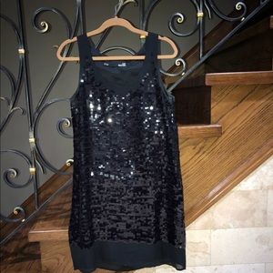 Moschino black sequins dress