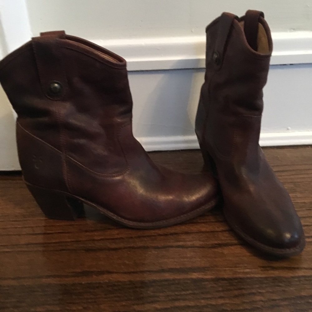 Jackie Button Frye Booties