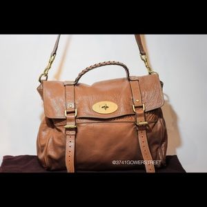 Mulberry Oversized Alexa in Tan Buffalo Leather