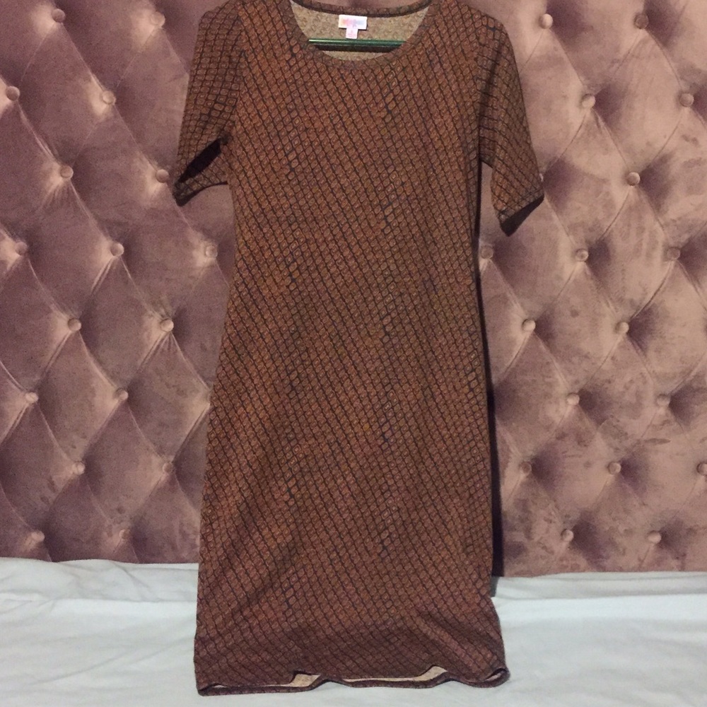 *MAKE OFFER* LulaRoe small Julia Dress Brown