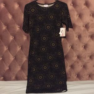 LulaRoe small Julia Dress Black NWT