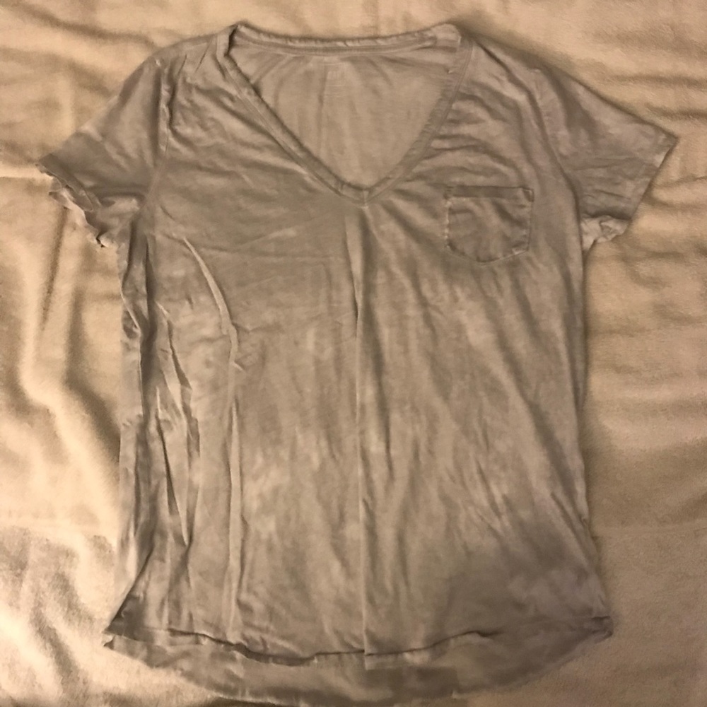 Banana Republic Marbled Grey Vneck