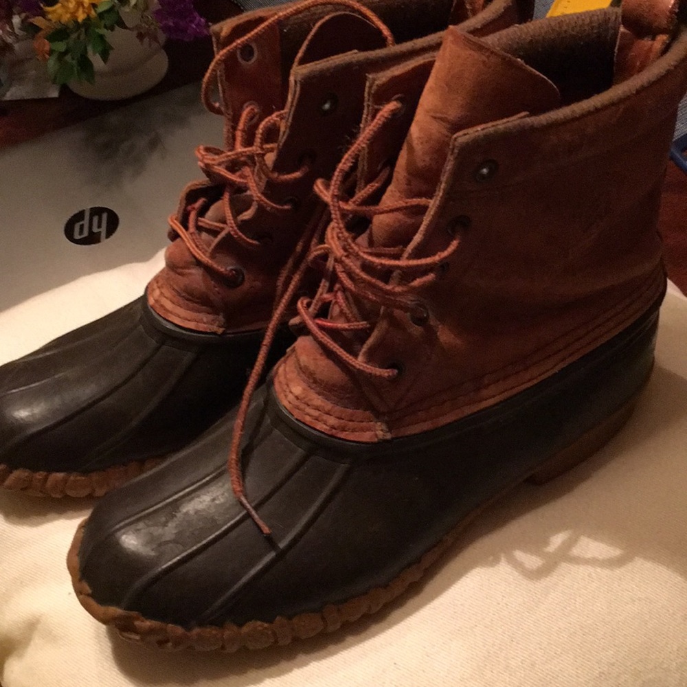 Vintage lacrosse duck boots