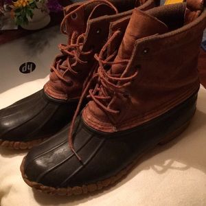 Vintage lacrosse duck boots