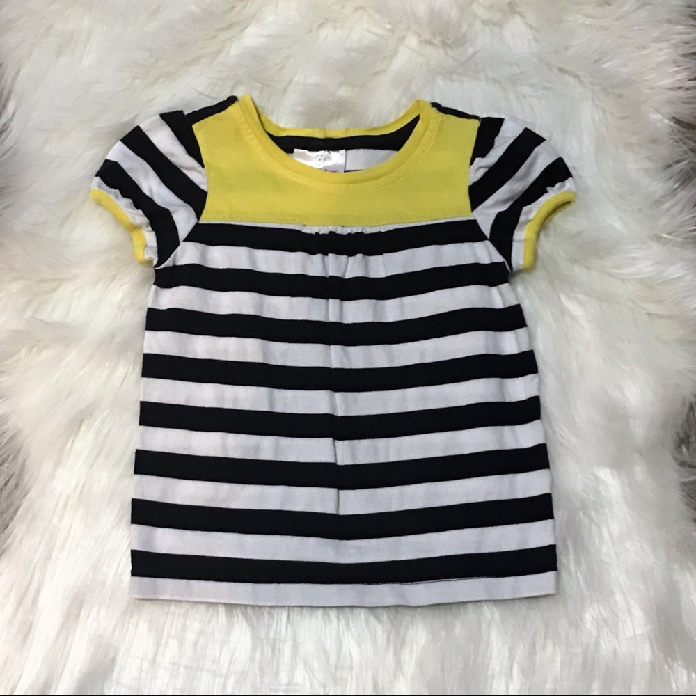 Hanna Andersson Navy Striped Tee