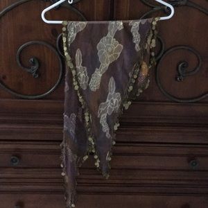 Belly dance coin hip belt.