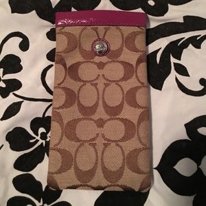Coach glasses case