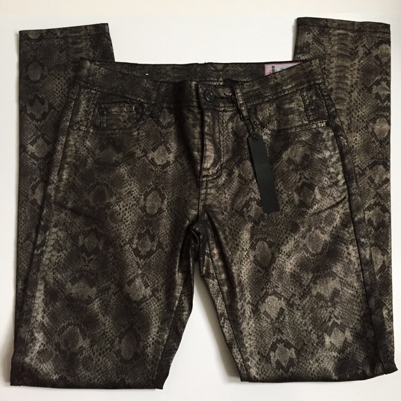 i Jeans by Buffalo snake print metallic jeans - Picture 3 of 7