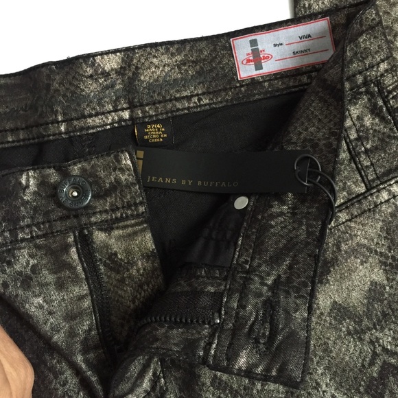 i Jeans by Buffalo snake print metallic jeans - Picture 5 of 7