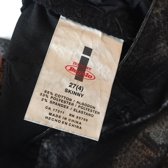 i Jeans by Buffalo snake print metallic jeans - Picture 6 of 7