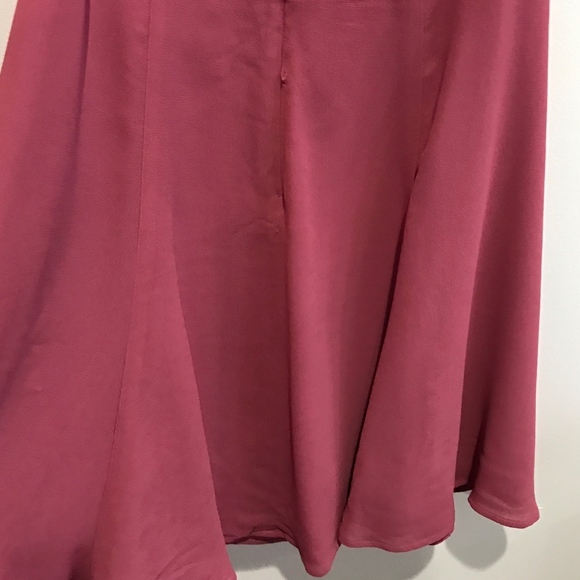 ✨sold✨reformation • kaia off shoulder cerise dress - Picture 7 of 8