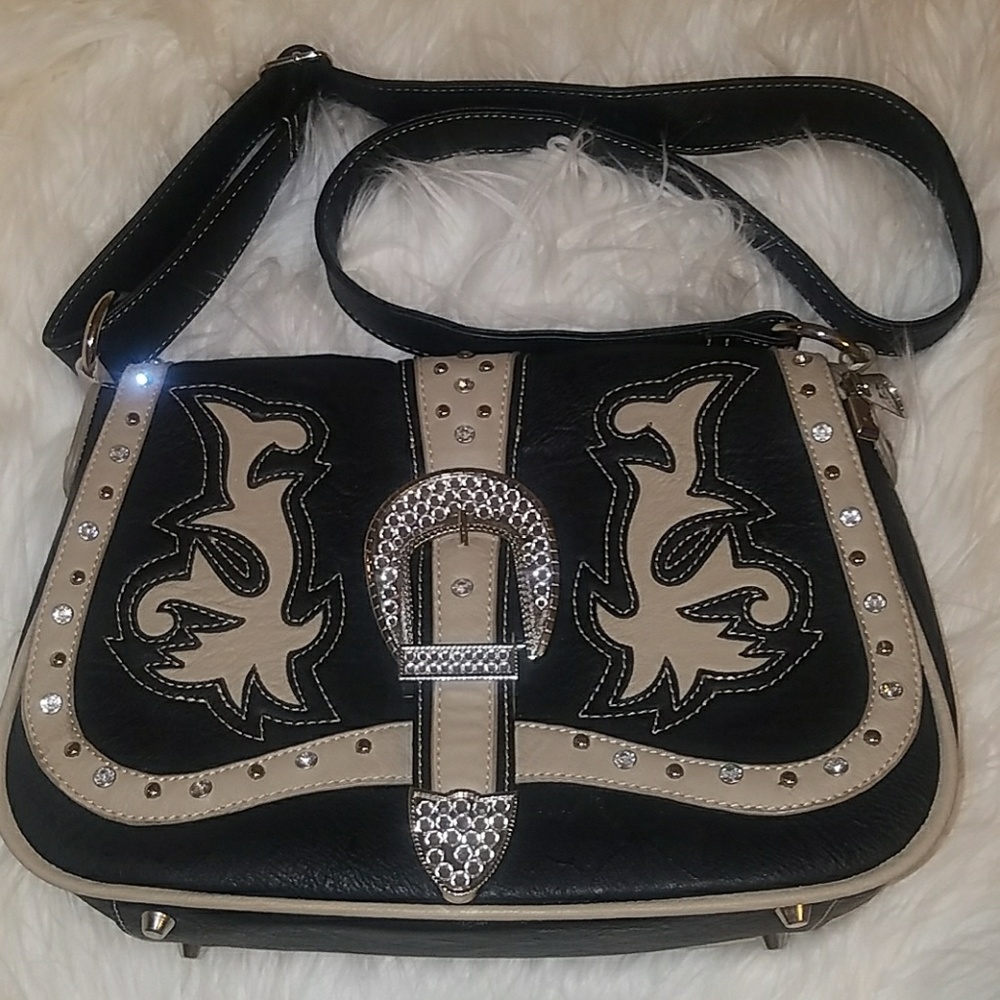 Western Leather Hand Bag