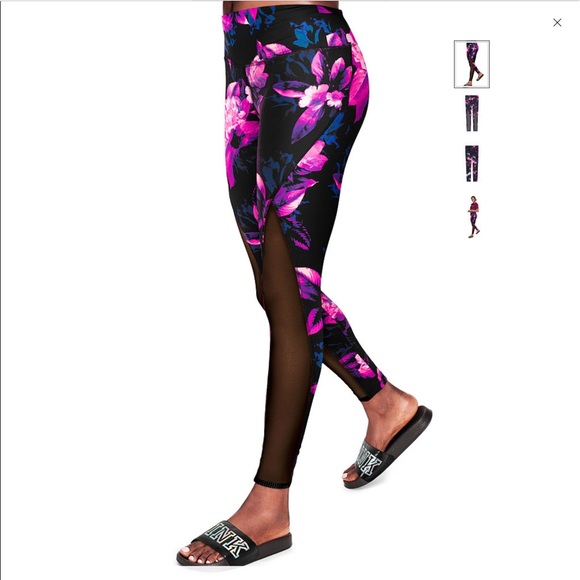 ❤️Pink Ultimate High Waist Mesh Leggings ❤️ - Picture 1 of 4