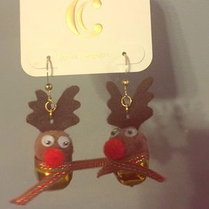 Reindeer earrings 🎄