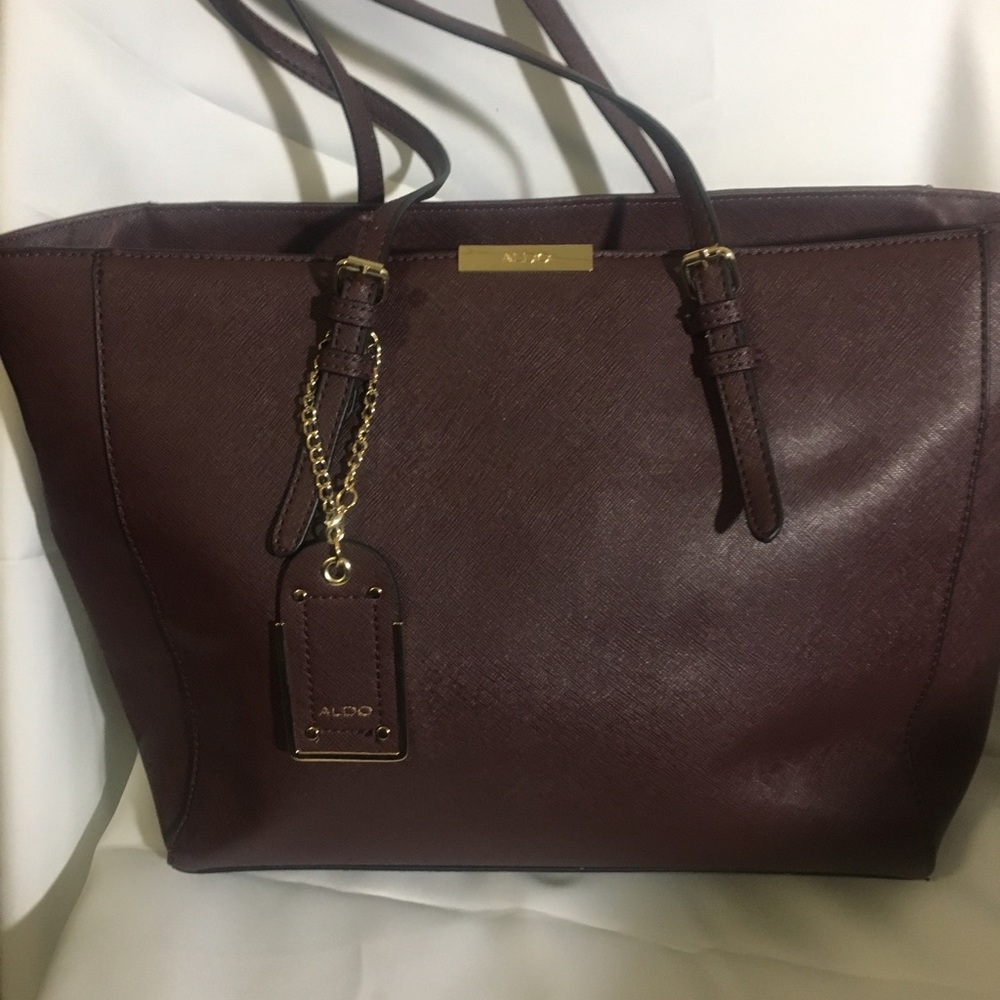 Burgundy aldo bag
