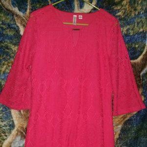 Tacera Coral Lace dress