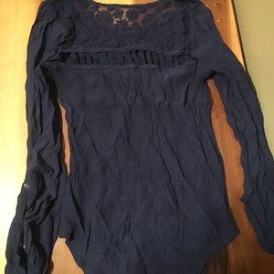 Navy blue top