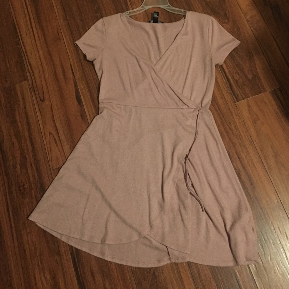 Faux wrap dress