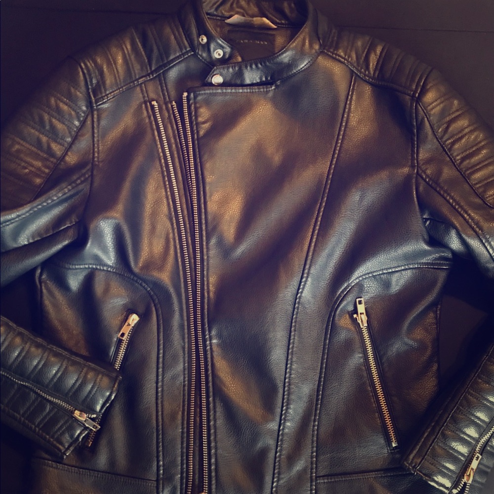 Men’s Zara Biker Leather Jacket