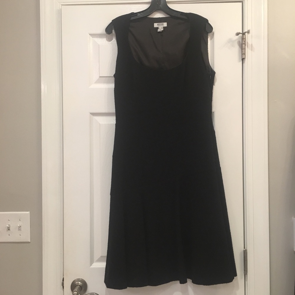 Black Boucle Dress