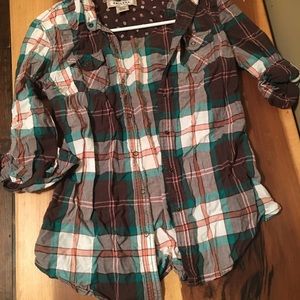 Arizona plaid top