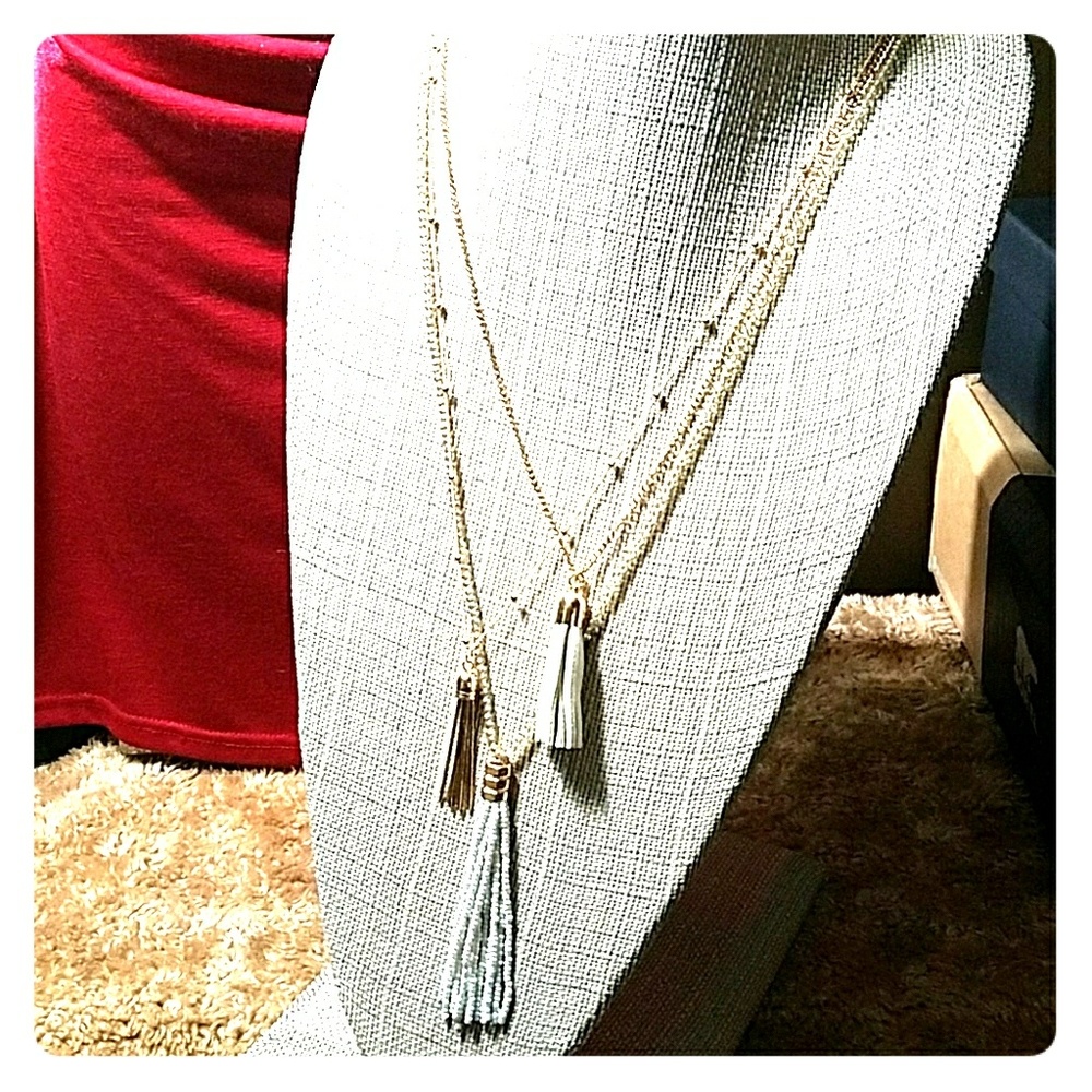 ALDO 3pc Tassel Necklace Set