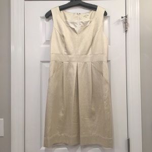 Gold cocktail dress