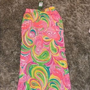 Lily Pulitzer maxi skirt never worn with tags