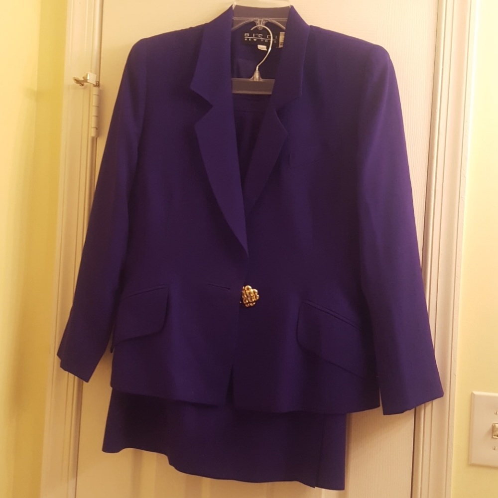 Purple Wool suit