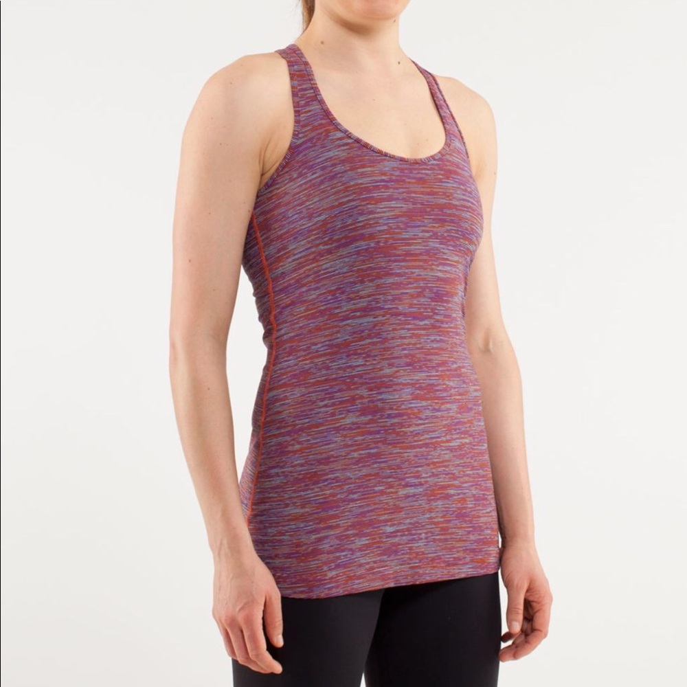 Lululemon Cool Racerback Tank - magenta multicolor