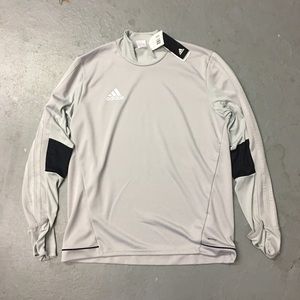 New Tiro 17 Soccer Training Top - Grey