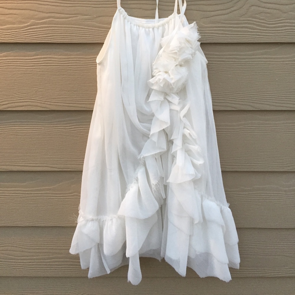 White Boho Dress