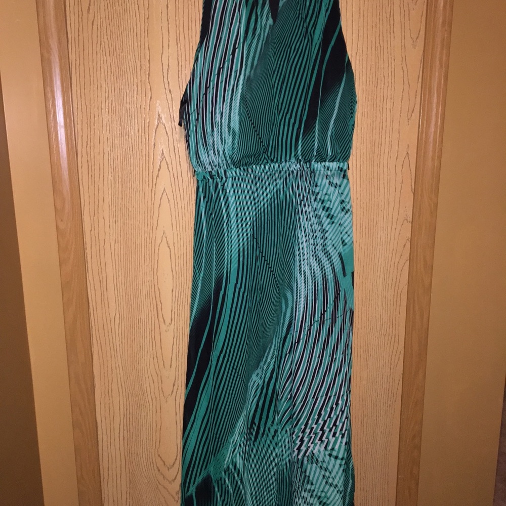 Navy blue/Green dress