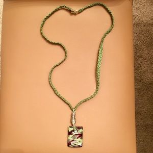 Glass Pendant Necklace