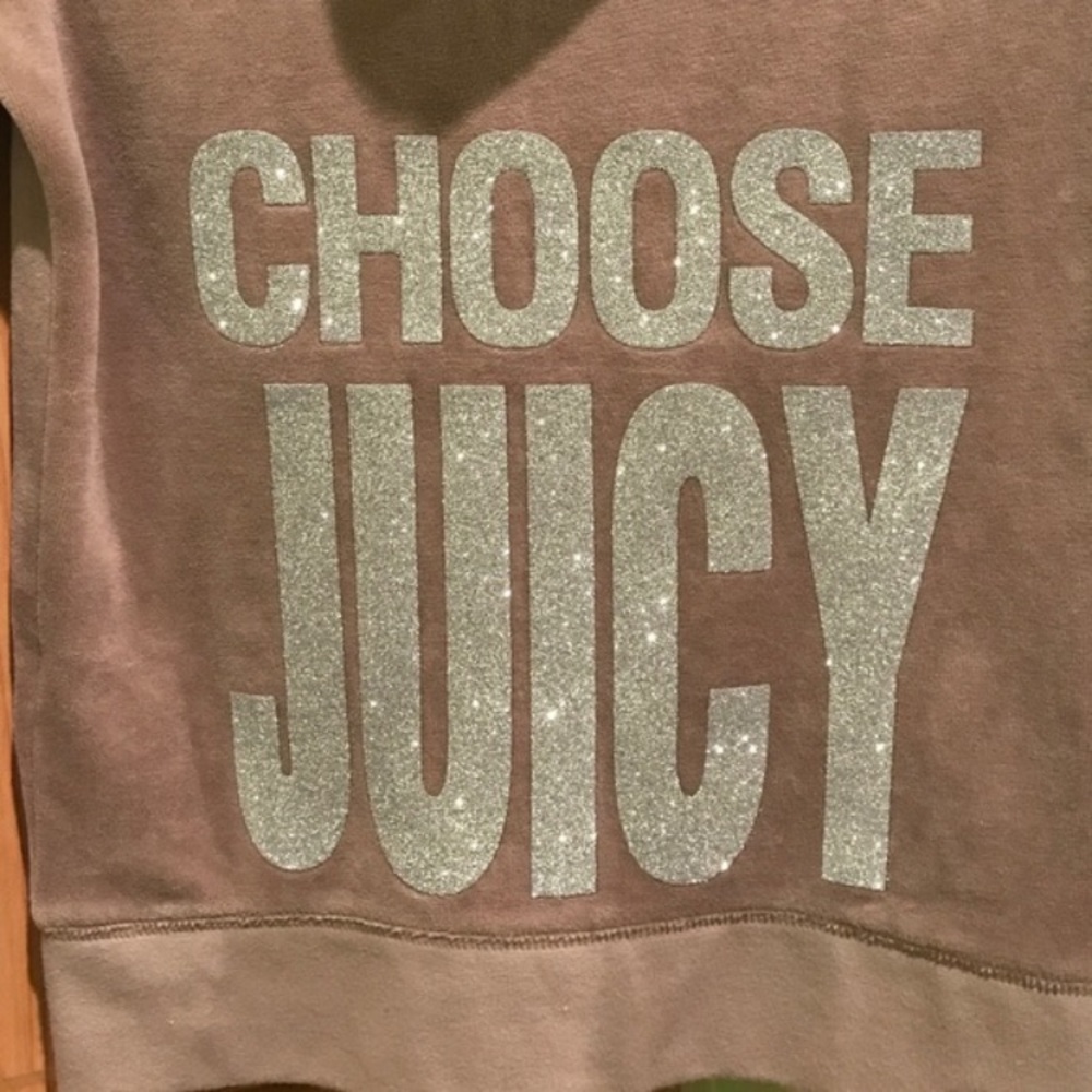 Juicy Couture Tan Velour Hoodie, S, NWOT