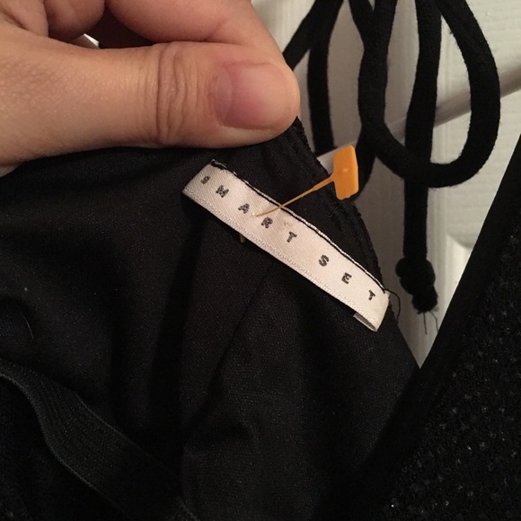 Sleek Shimmery Black Evening Gown - Picture 7 of 7