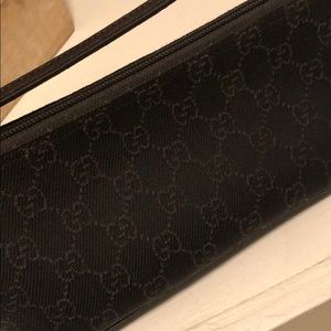 Gucci pochette canvas GG bag