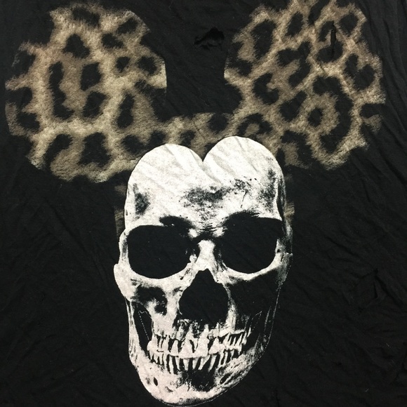 Mickey Mouse Leopard Skull Tank - Picture 6 of 7