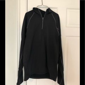 Marmot black 1/4 zip pullover