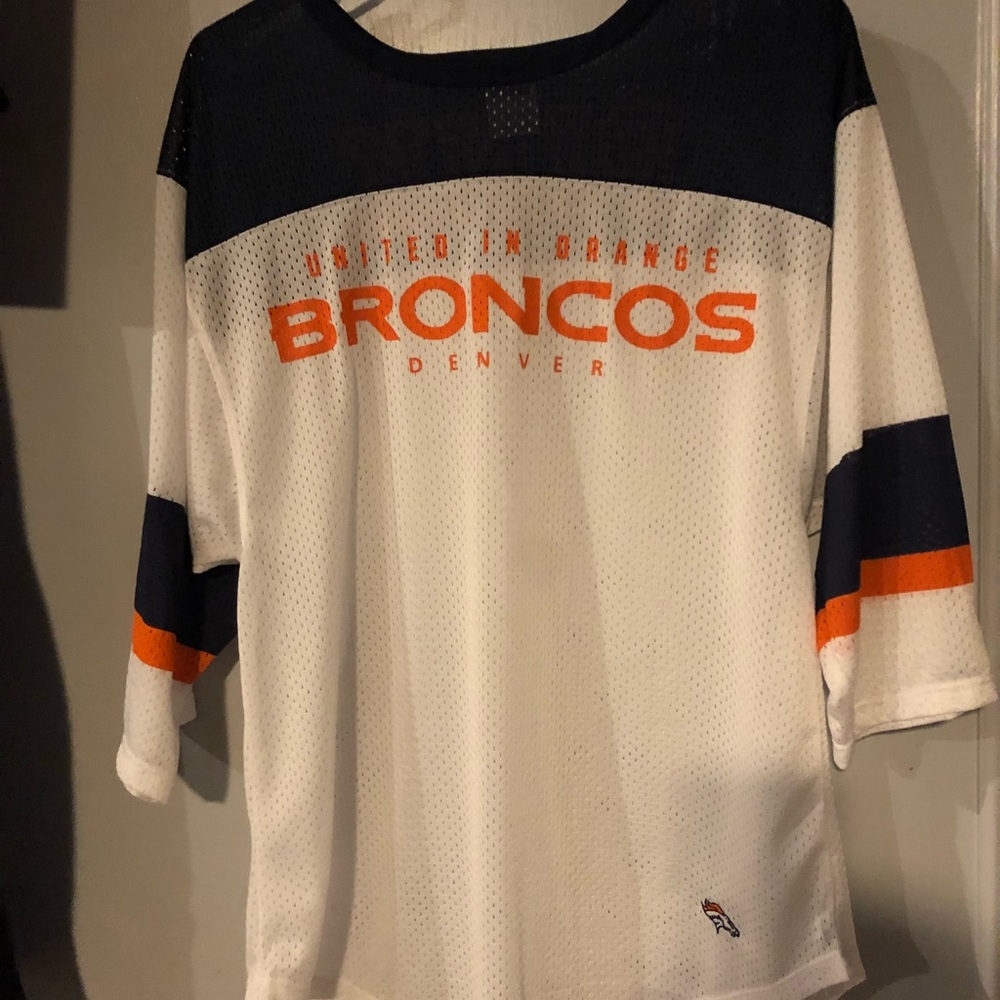 Pink Broncos jersey