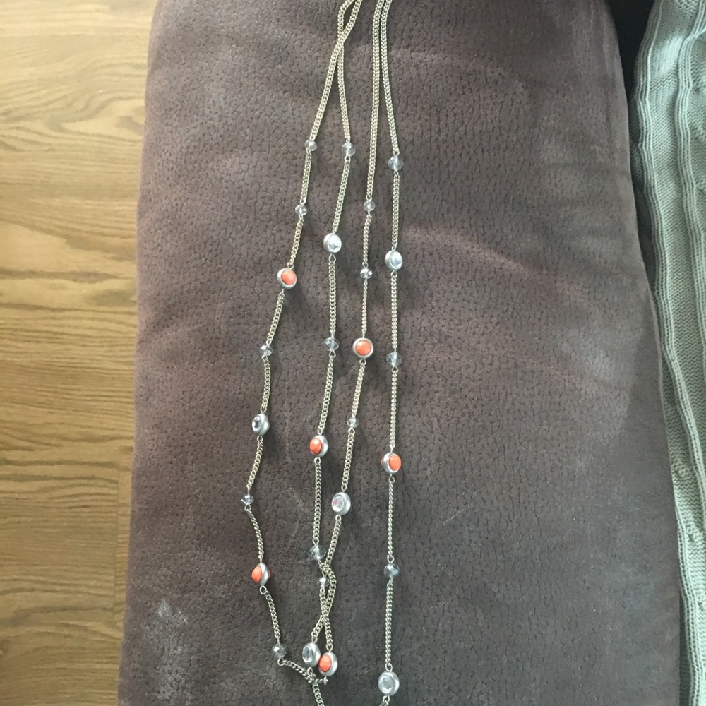 Talbots three layered necklace