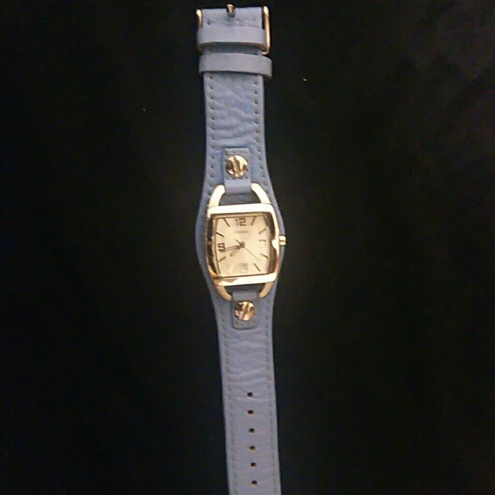 Genuine Leather Fossil Watch
