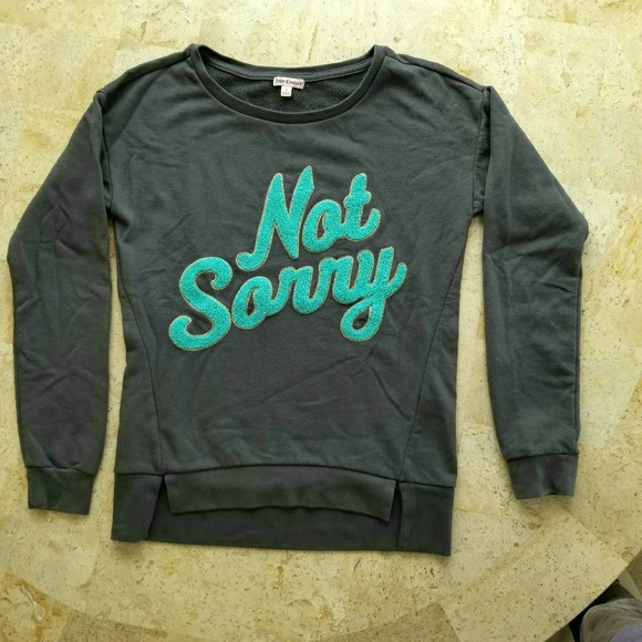 Juicy Couture Greg Not Sorry Sweatshirt - Picture 1 of 5
