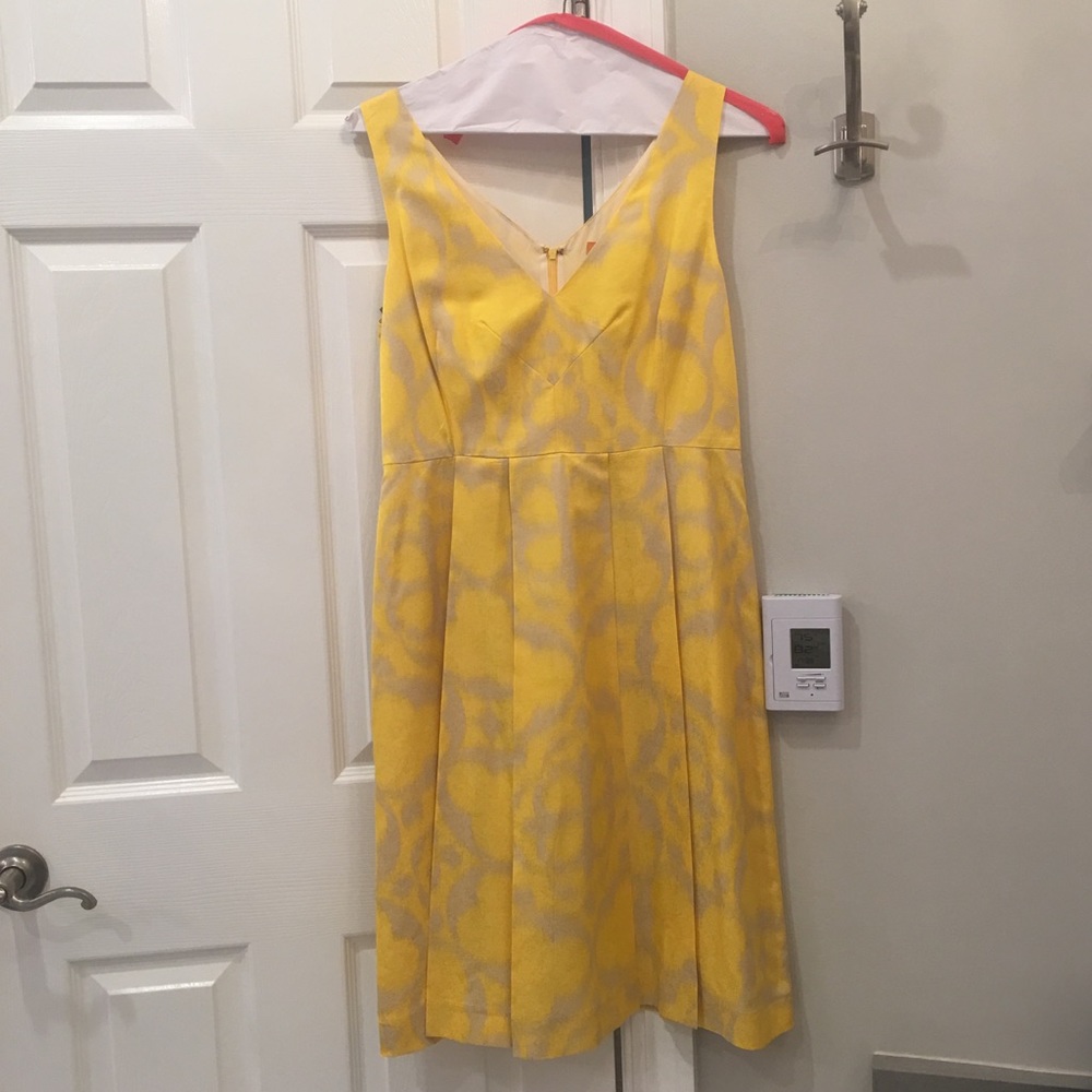 Yellow Vneck Dress-worn once!