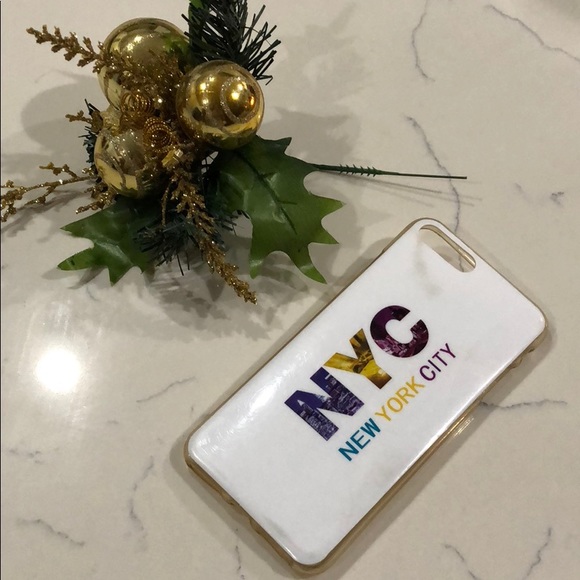 Accessories - 🌺White NYC iPhone 7plus case