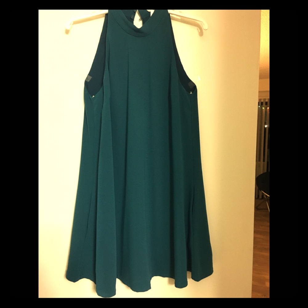 Beautiful Lovers & Friends dark teal green dress!