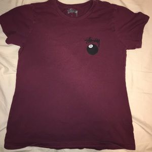 Maroon Stussy Shirt