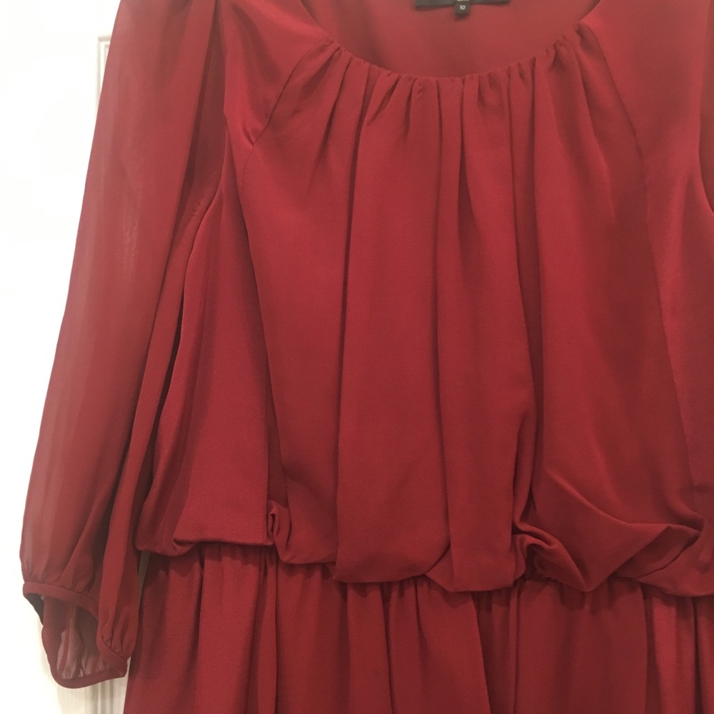 Rust Colored Dress - Picture 3 of 4