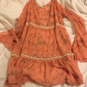 Long loose off the shoulder top